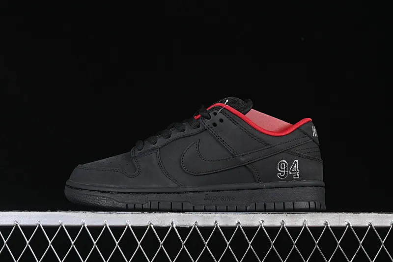All Categories Nk SB Dunk Series Nk SB Dunk Low Low-top sneakers Supreme x Nike SB Dunk Low "Ocean Fog" Limited Edition Black Warrior Low-top casual sneakers HQ8487-001